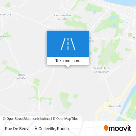 Rue De Beuville À Colleville map
