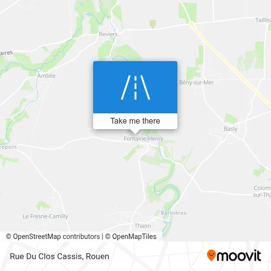 Rue Du Clos Cassis map