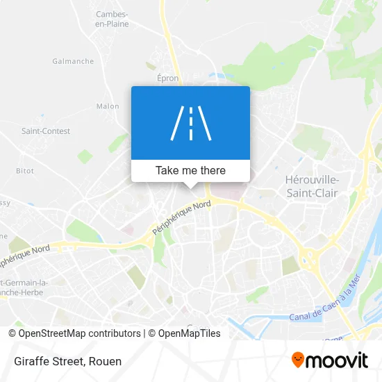 Rue De La Girafe map