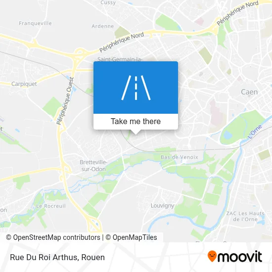 Rue Du Roi Arthus map