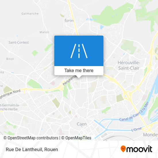 Rue De Lantheuil map