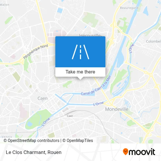 Le Clos Charmant map