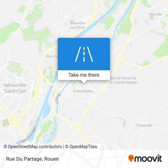 Rue Du Partage map