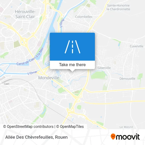 Allée Des Chèvrefeuilles map