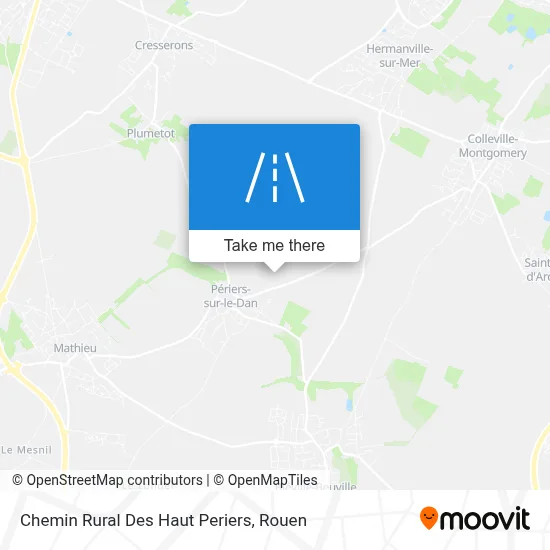 Chemin Rural Des Haut Periers map