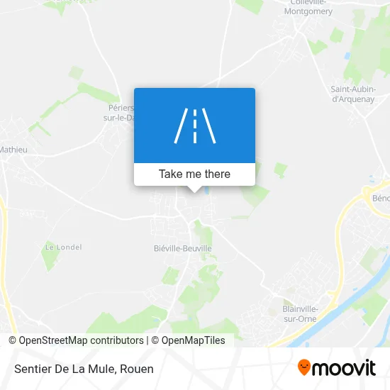 Sentier De La Mule map