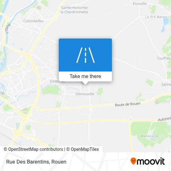 Rue Des Barentins map