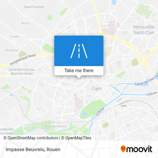 Impasse Beuvrelu map