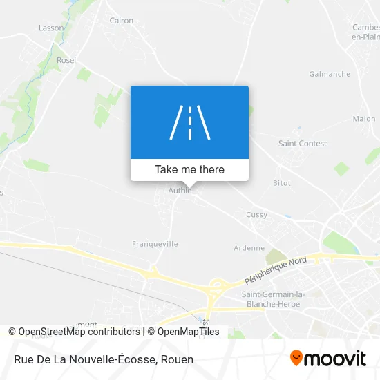 Rue De La Nouvelle-Écosse map