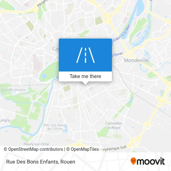 Rue Des Bons Enfants map