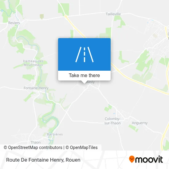 Route De Fontaine Henry map
