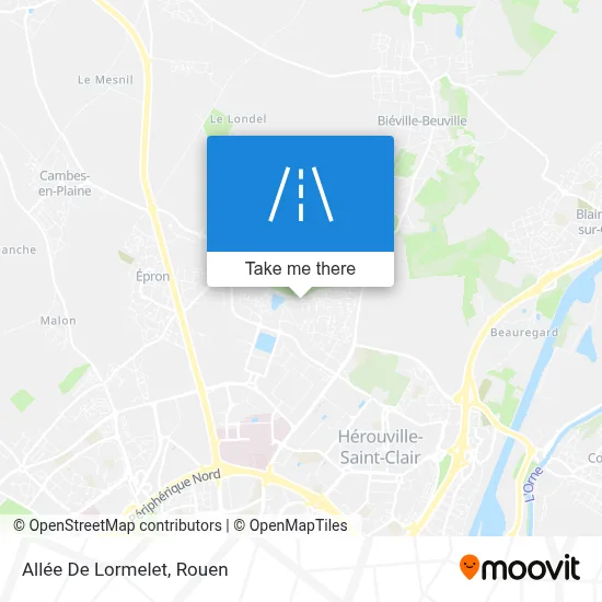 Allée De Lormelet map