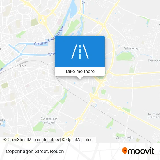 Rue Copenhague map
