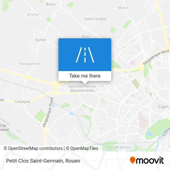 Petit Clos Saint-Germain map
