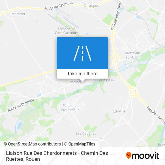 Liaison Rue Des Chardonnerets - Chemin Des Ruettes map