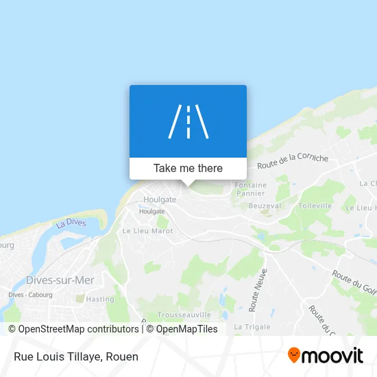 Rue Louis Tillaye map