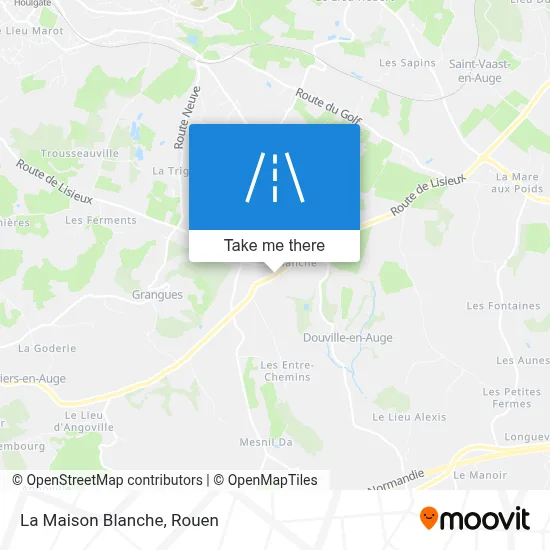 La Maison Blanche map