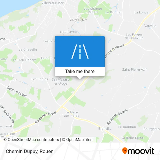Mapa Chemin Dupuy