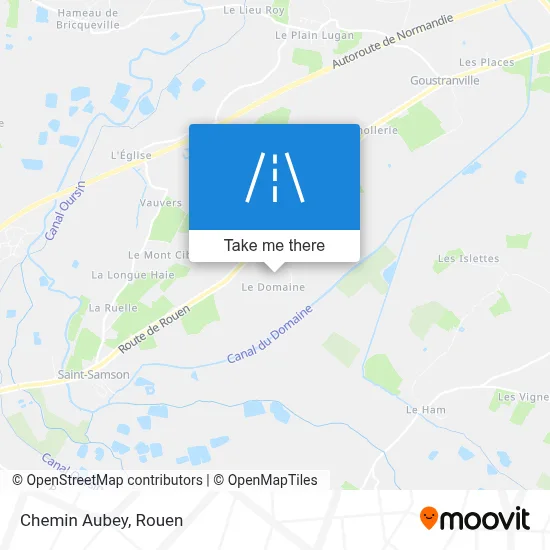 Chemin Aubey map