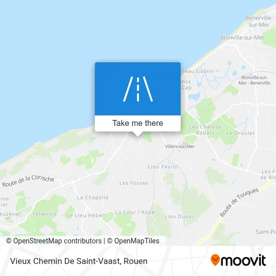 Vieux Chemin De Saint-Vaast map
