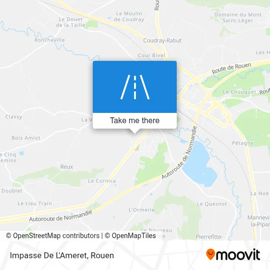 Impasse De L'Ameret map