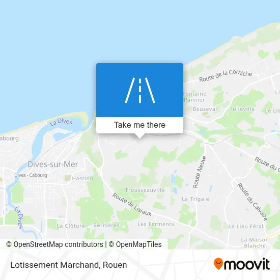 Lotissement Marchand map