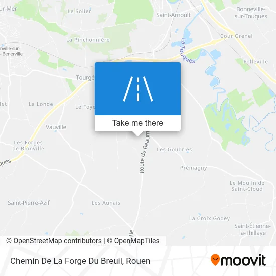 Chemin De La Forge Du Breuil map