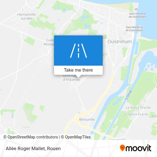 Allée Roger Mallet map