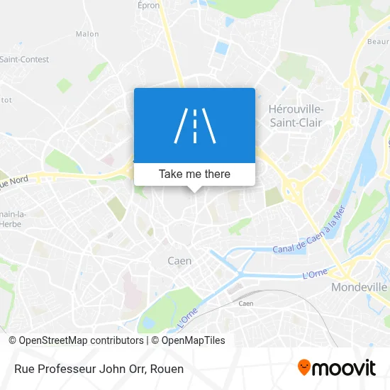 Rue Professeur John Orr map