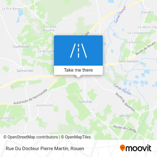 Mapa Rue Du Docteur Pierre Martin