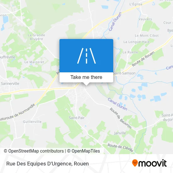 Rue Des Equipes D'Urgence map