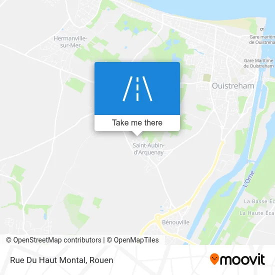 Mapa Rue Du Haut Montal