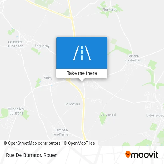 Rue De Burrator map
