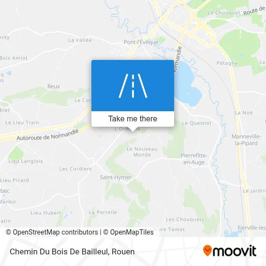 Chemin Du Bois De Bailleul map