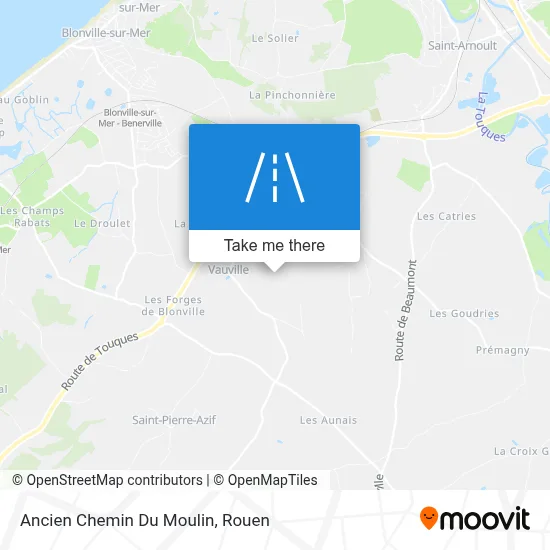 Ancien Chemin Du Moulin map