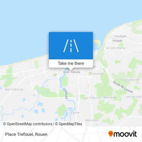 Mapa Place Trefouel