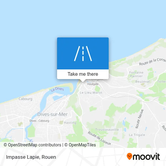 Impasse Lapie map