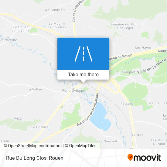 Rue Du Long Clos map