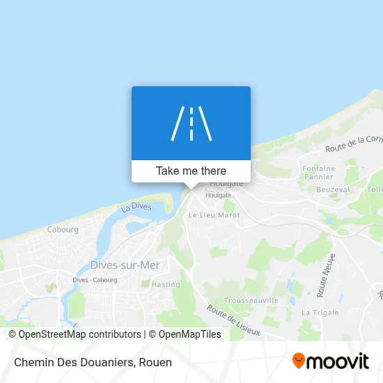 Chemin Des Douaniers map