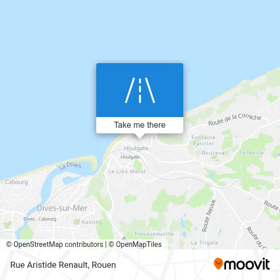 Rue Aristide Renault map