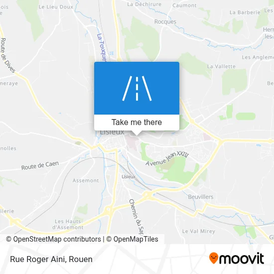 Rue Roger Aini map