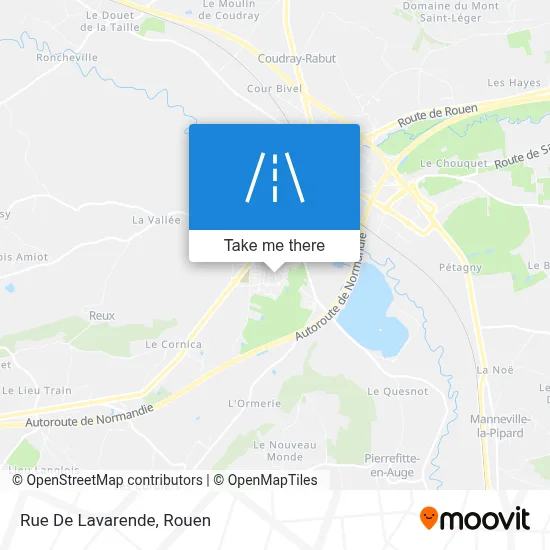 Mapa Rue De Lavarende