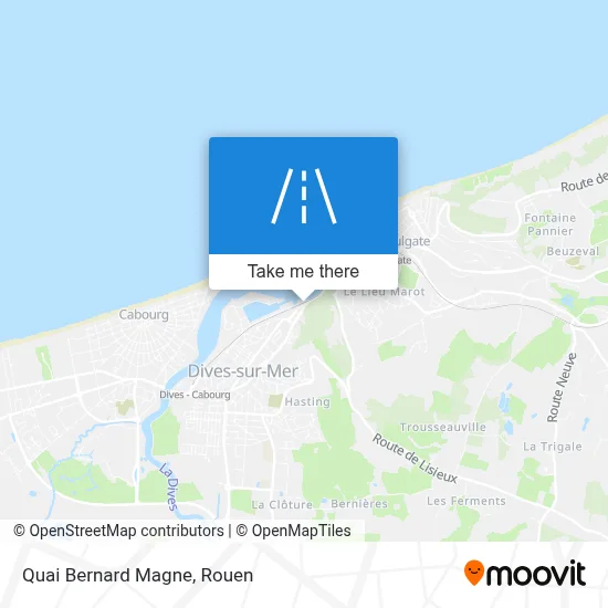 Quai Bernard Magne map
