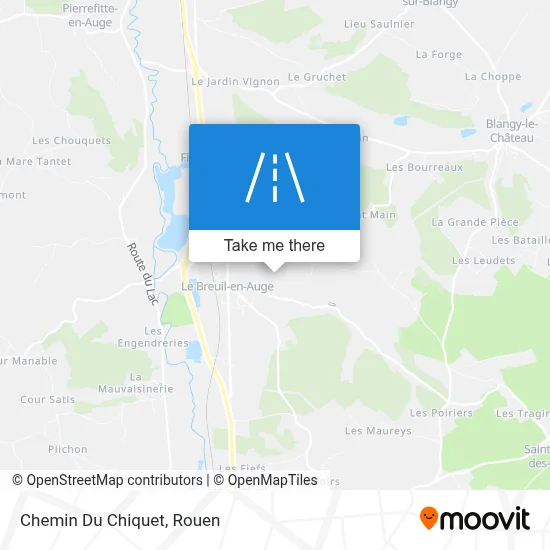Chemin Du Chiquet map
