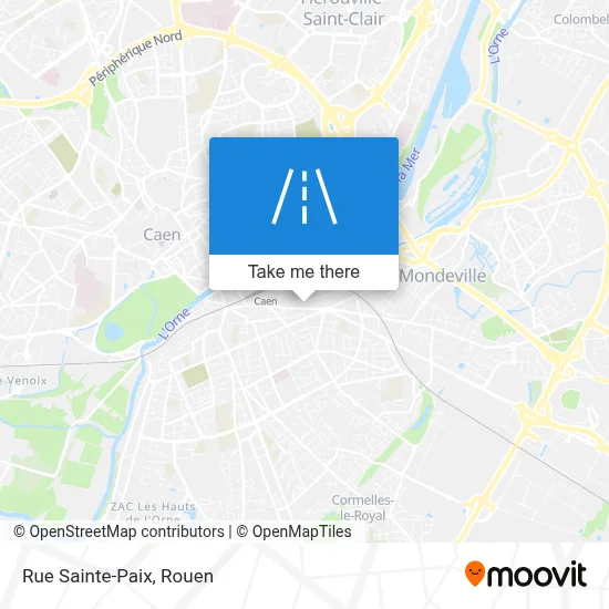Rue Sainte-Paix map
