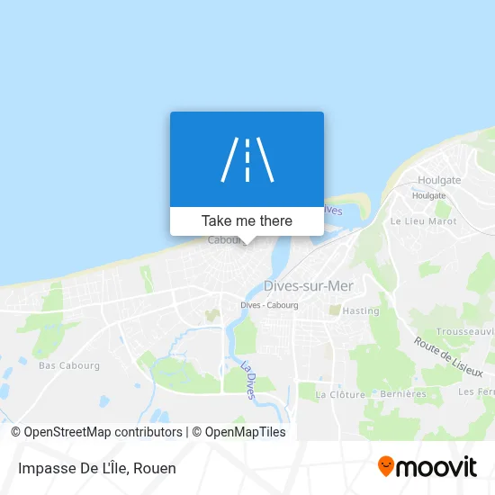 Impasse De L'Île map