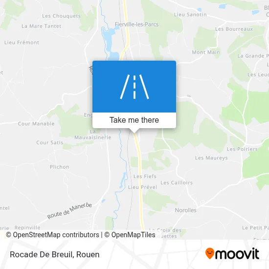 Rocade De Breuil map