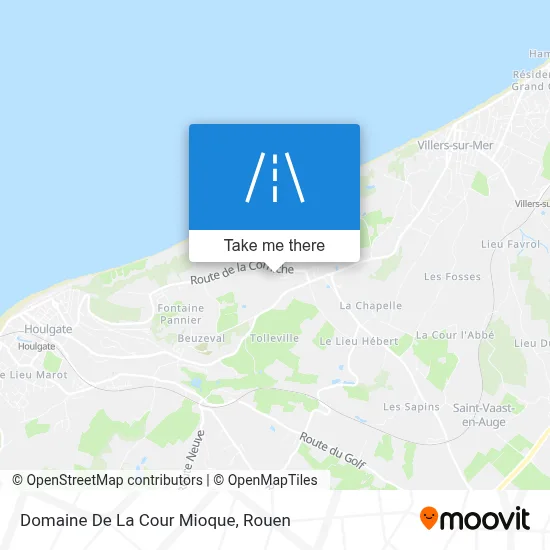 Domaine De La Cour Mioque map