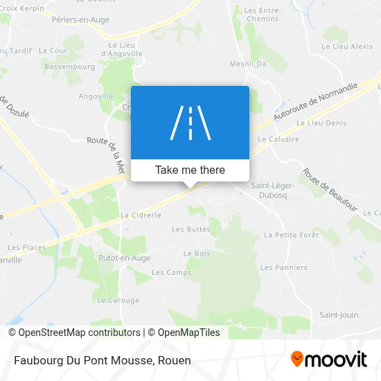 Faubourg Du Pont Mousse map