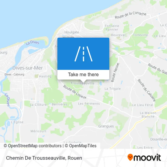 Chemin De Trousseauville map